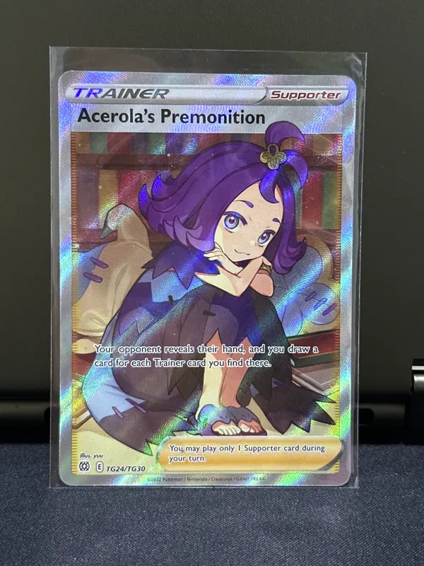 Acerola's Premonition · TG24/TG30 · SWSH09: Brilliant Stars Trainer Gallery