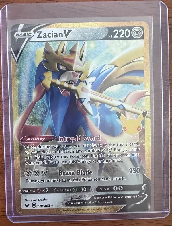 Zacian V · 138/202 · ME: 30th Celebration Classic Collection