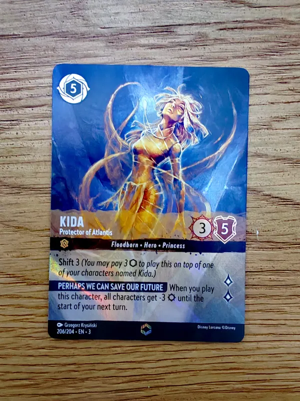 Kida - Protector of Atlantis (Enchanted) · 206/204 · Into the Inklands