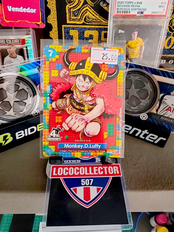 Monkey.D.Luffy (4th Anniversary) · P-110 · One Piece Promotion Cards
