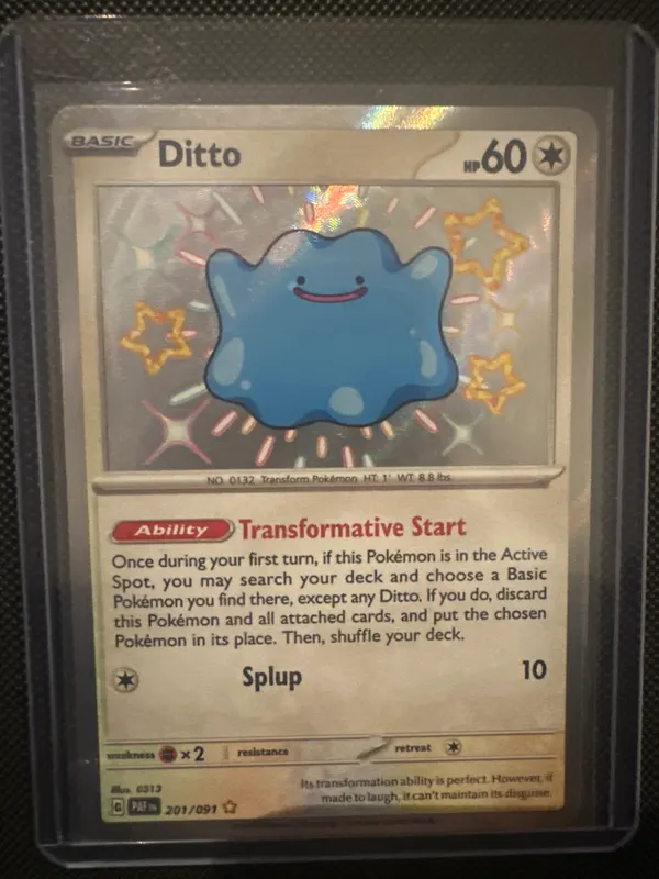 Ditto · 201/091 · SV: Paldean Fates