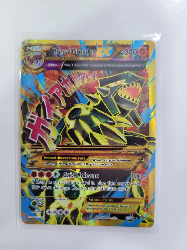 Primal Groudon EX (Shiny Full Art) · 97/98 · XY - Ancient Origins